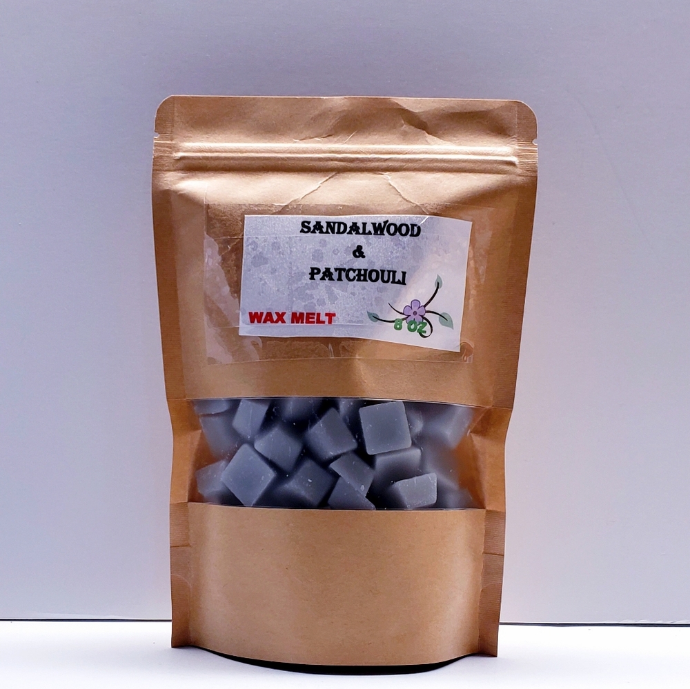 SANDALWOOD & PATCHOULI Super Scented Wax Melts, 8 oz
